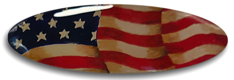 Thumbnail Image of Americana Flag, Oval