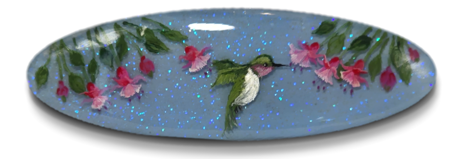 Thumbnail Image of Hummingbird, Oval